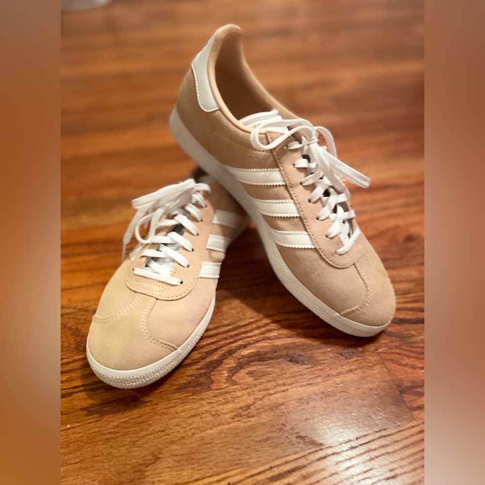 Adidas blush pink Gazelle sneakers